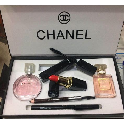 chanel perfume lipstick set|chanel lipstick set with perfume.